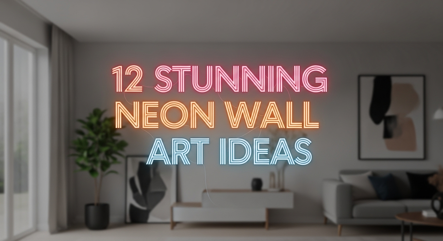 Why Neon Wall Art Ideas are Best to Brighten Your Home? Image