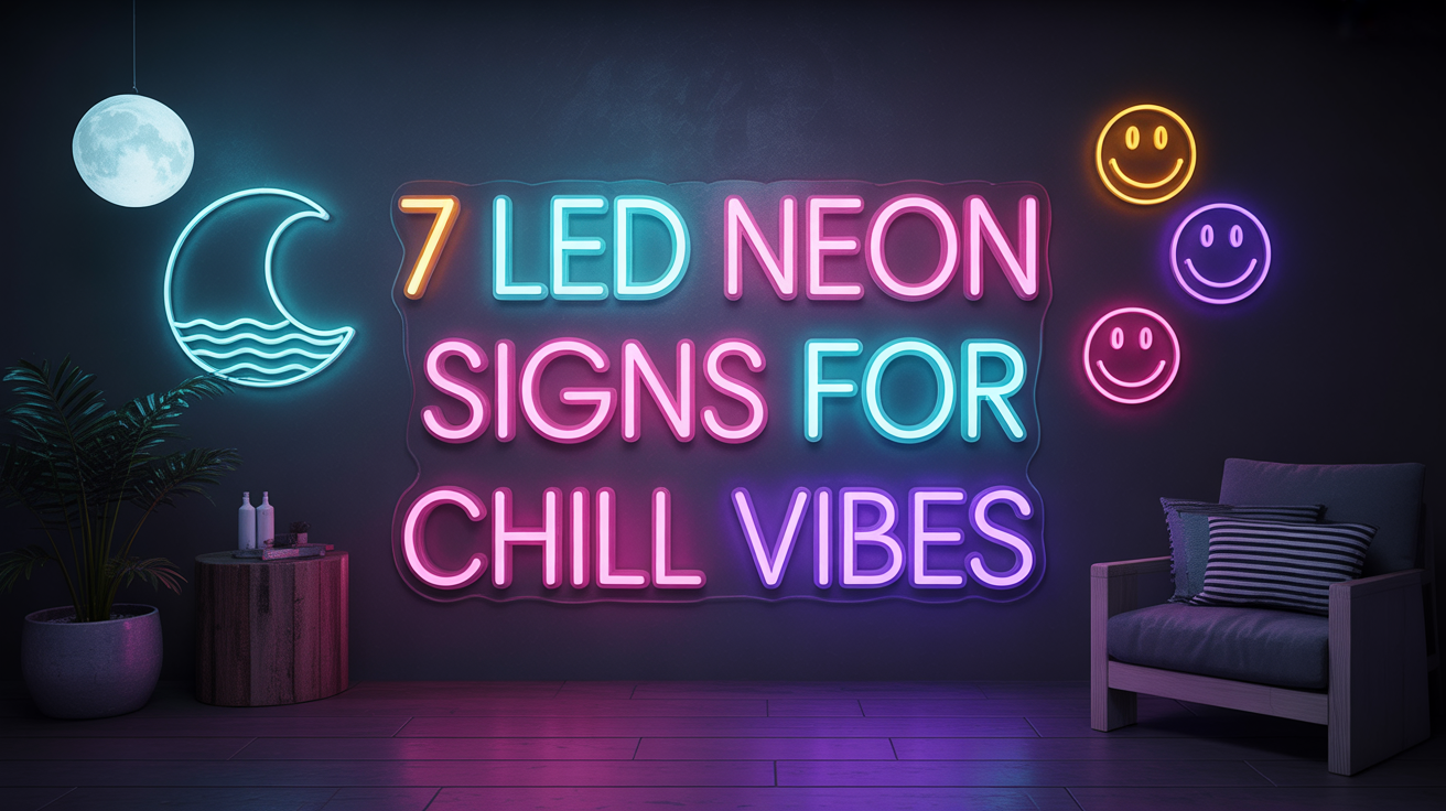 Cool Down: 7 LED Neon Signs for a Relaxing Home Vibe Image