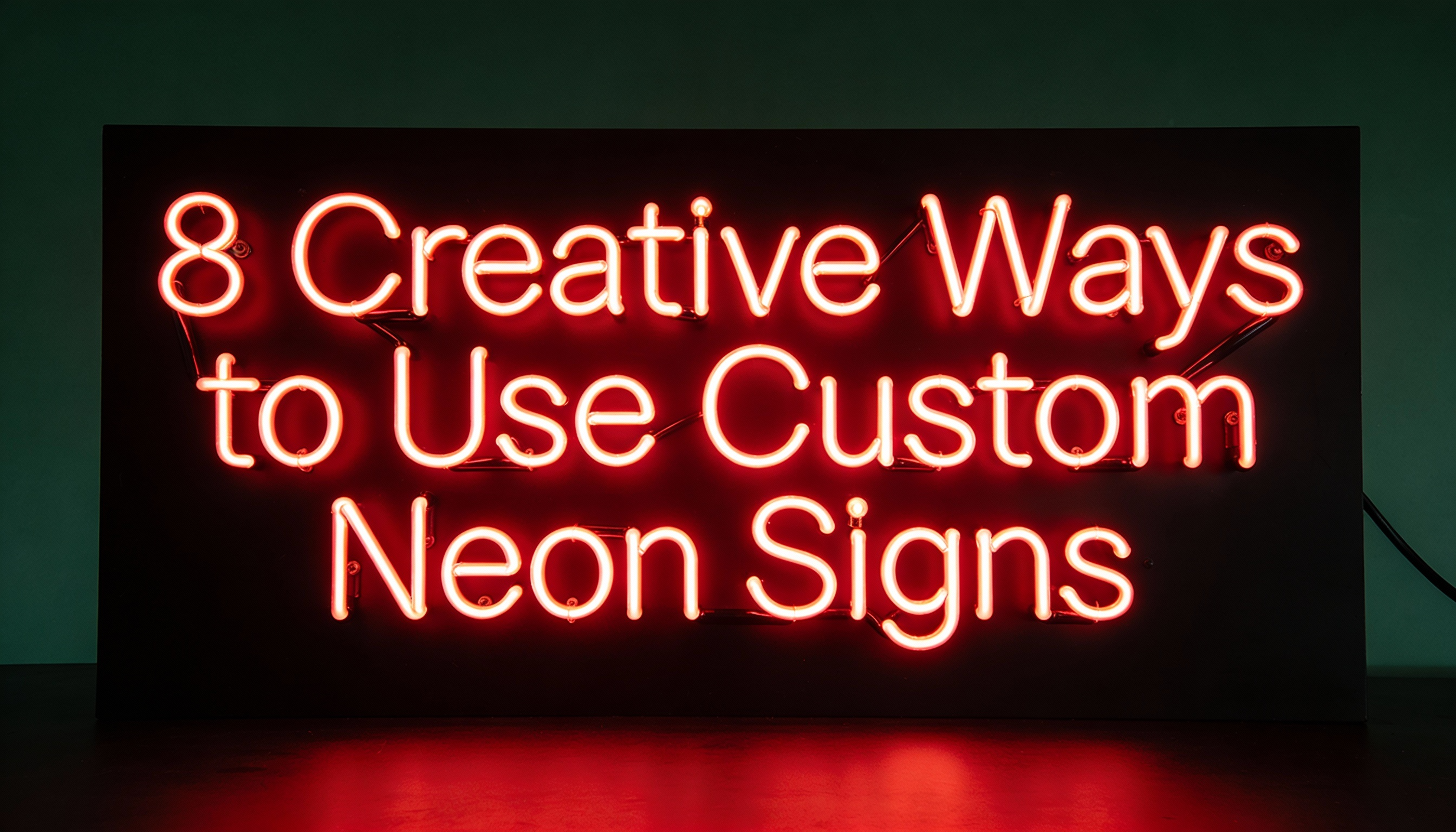 8 Creative Ways to Use Custom Neon Signs for Home & Business Image