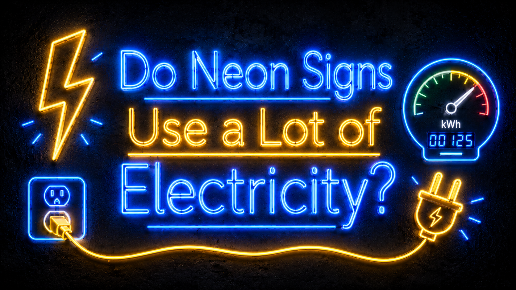 Do Neon Signs Use a Lot of Electricity? Guide 2026 Image