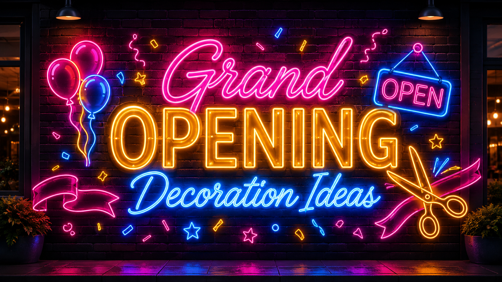 Grand Opening Decoration Ideas That Convert Visitors Image
