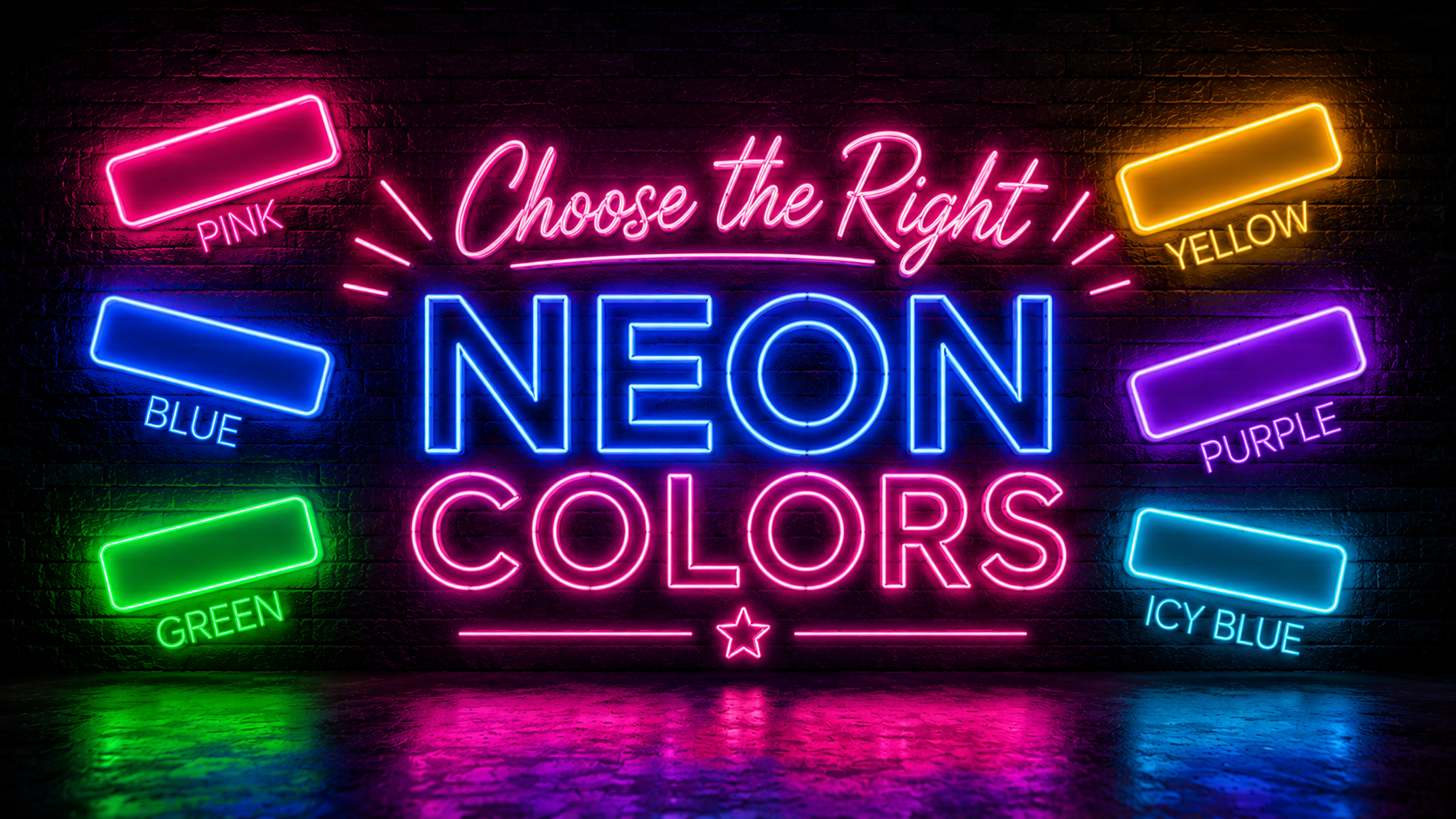 How to Choose the Right Neon Light Colors for Your Sign Image