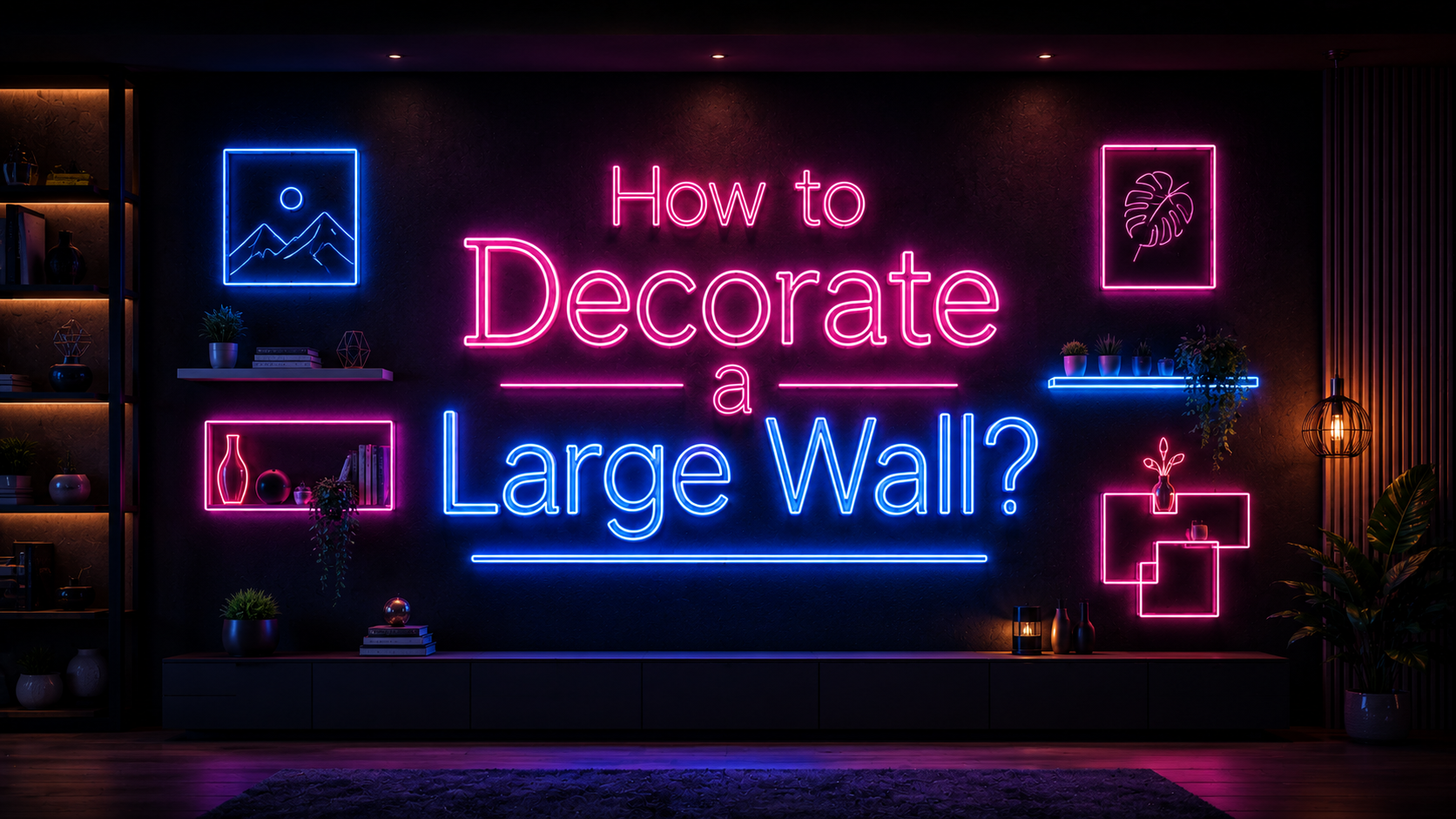 How to Decorate a Large Wall | 8 Ideas That Work Image