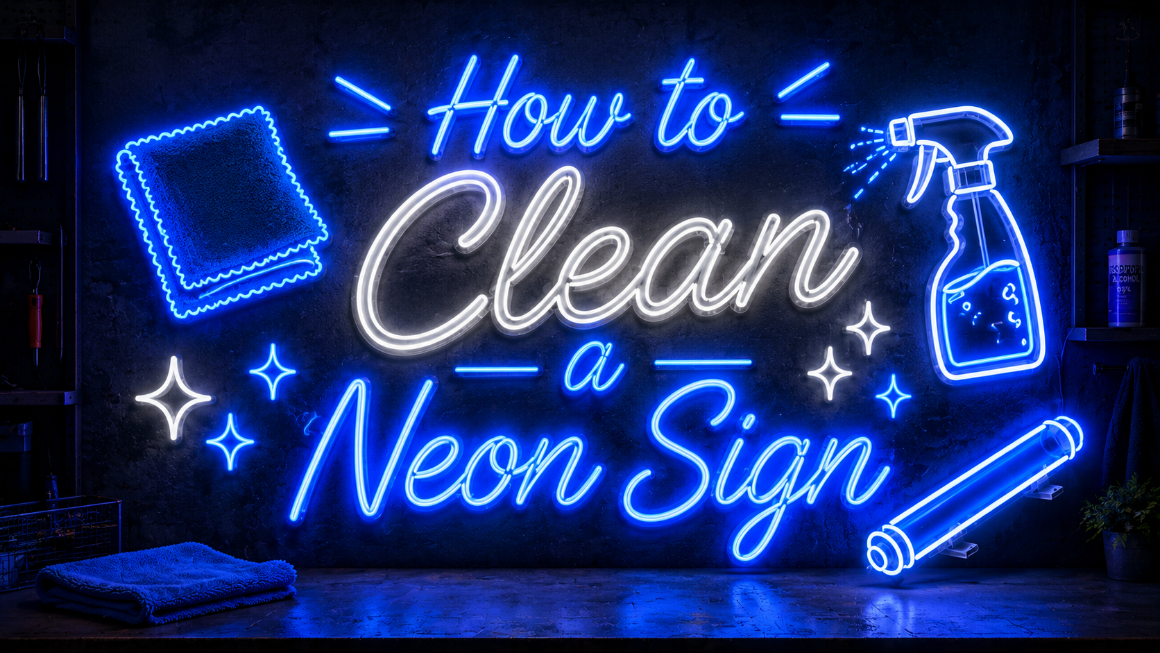 How to Clean a Neon Sign the Safe Way Image