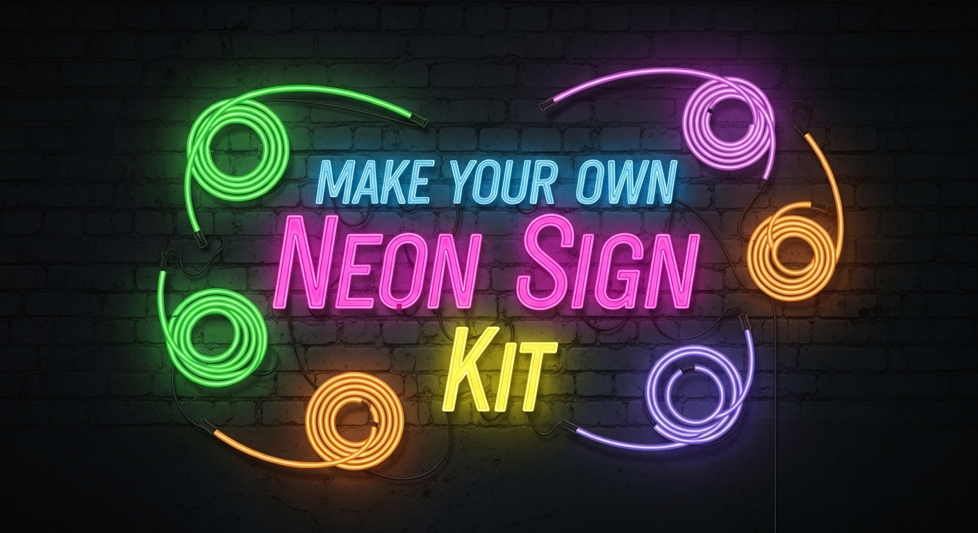 Make Your Own Neon Sign Kits | Are DIY Kits Worth It? Image