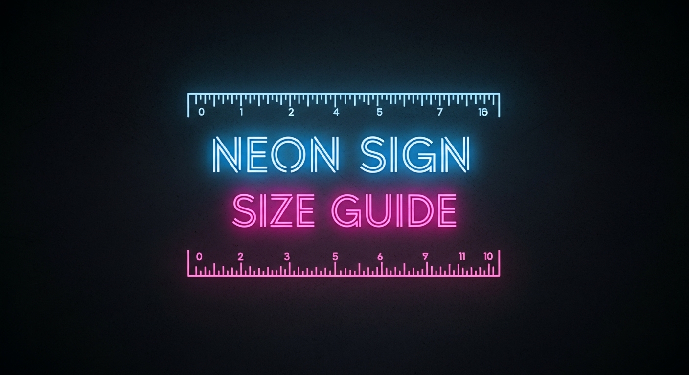 Neon Sign Size Guide | Pick the Perfect Size Every Time Image
