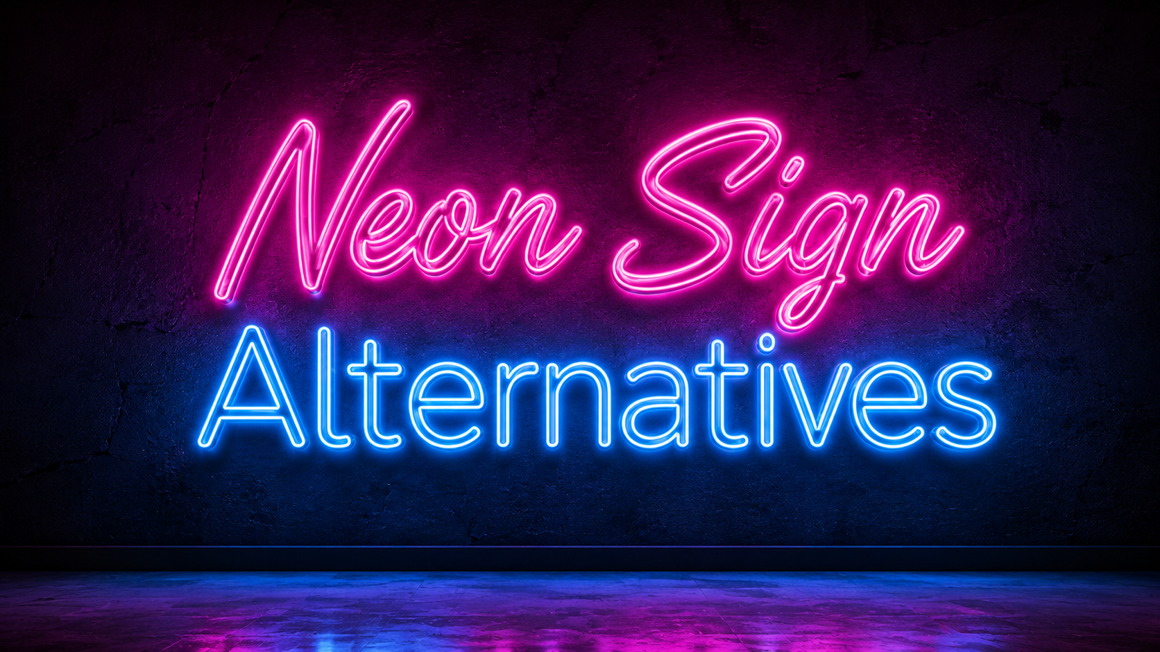 Neon Sign Alternatives for Modern Business Lighting Image