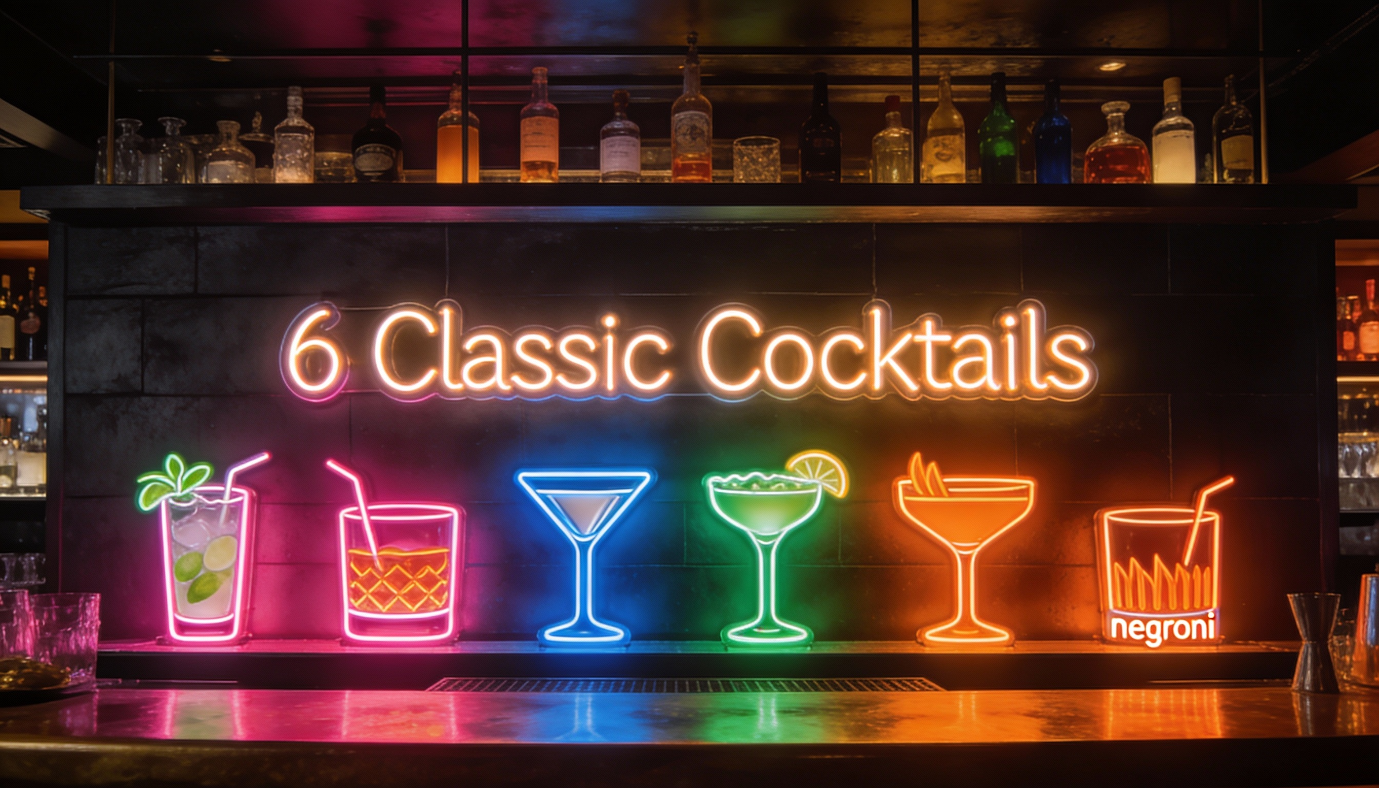 Six Classic Cocktails to Brighten Your Home Bar Image