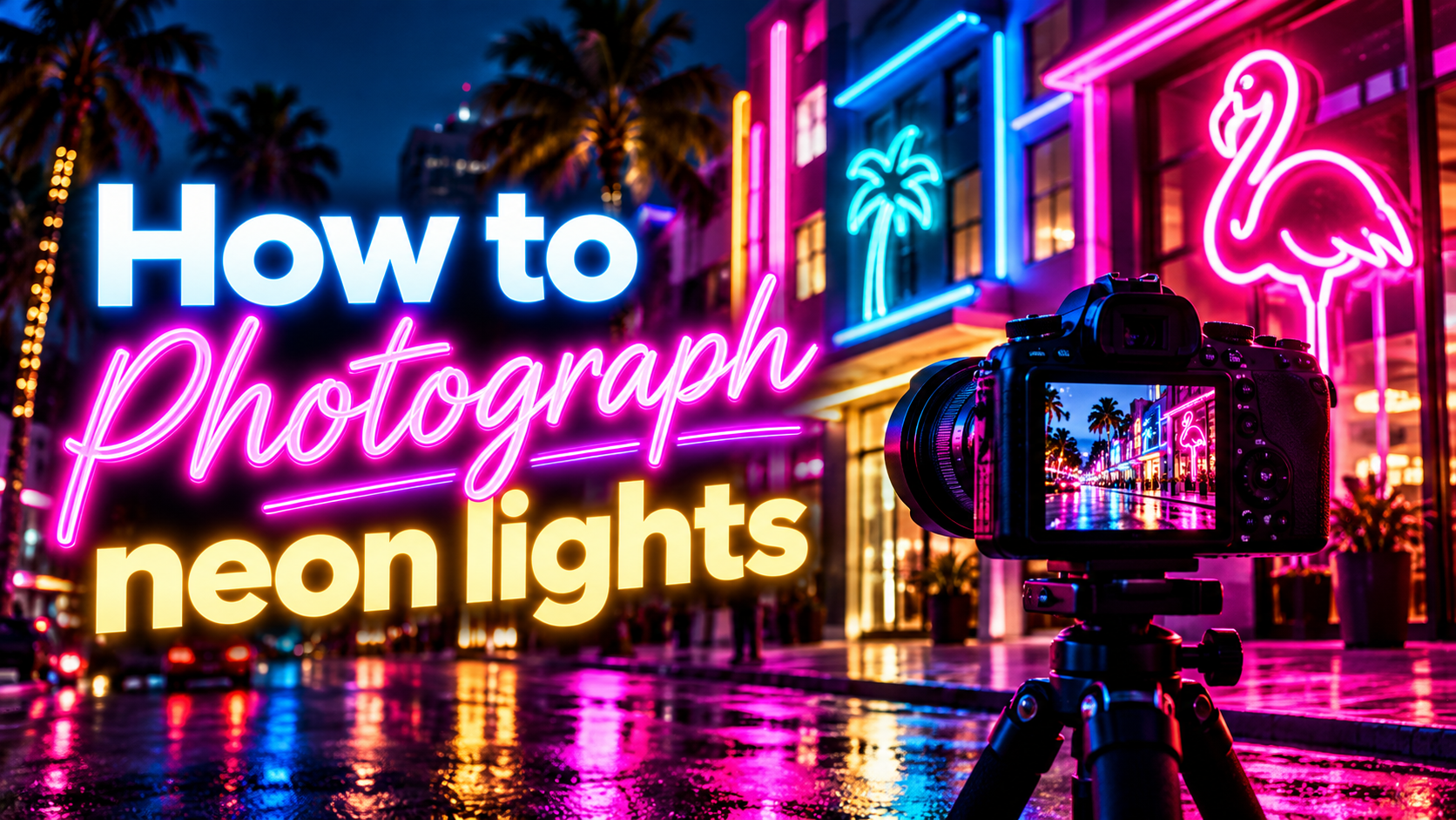 How to Photograph Neon Lights: Best Camera Settings & Tips Image