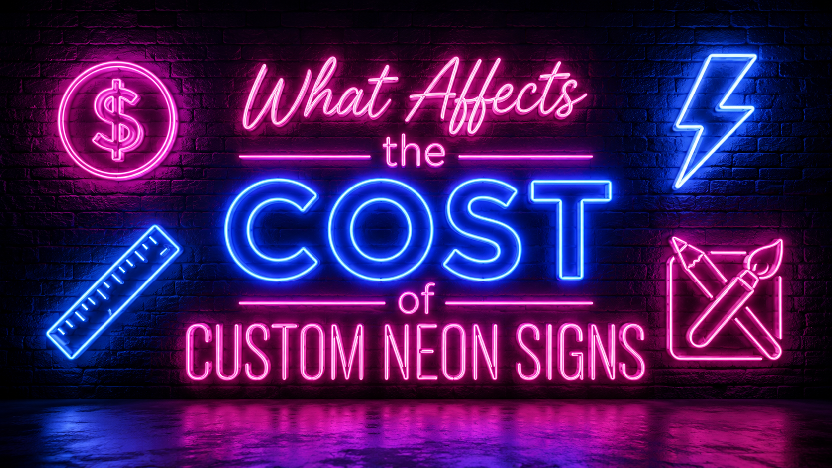 What Affects the Cost of Custom Neon Signs in 2026 Image