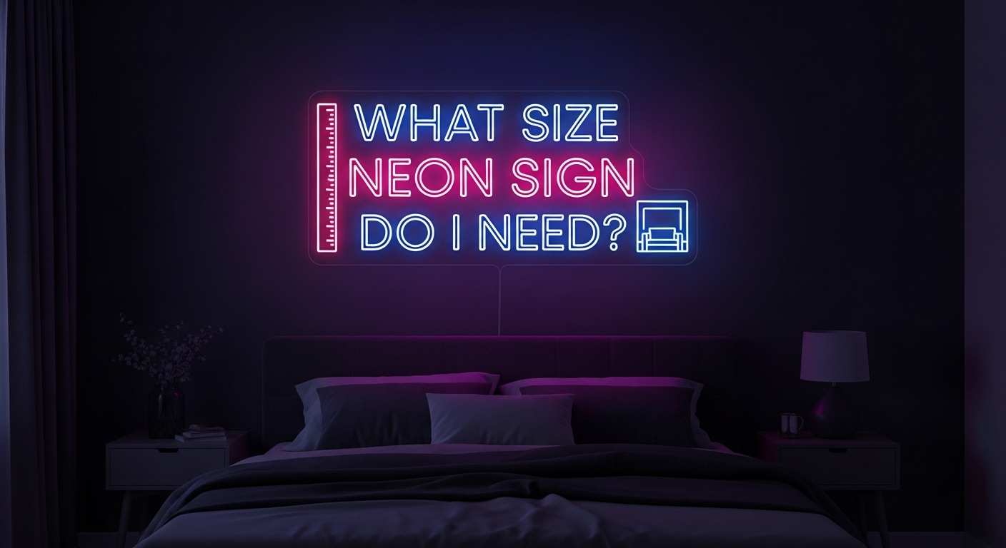 What Size Neon Sign Do I Need for My Room? Full Guide Image
