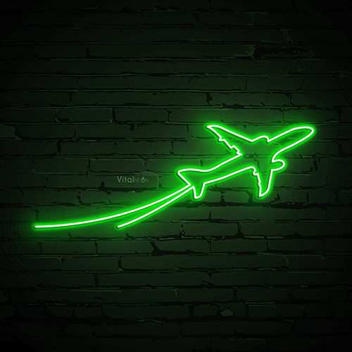 Buy Airplane Take Off Neon Sign