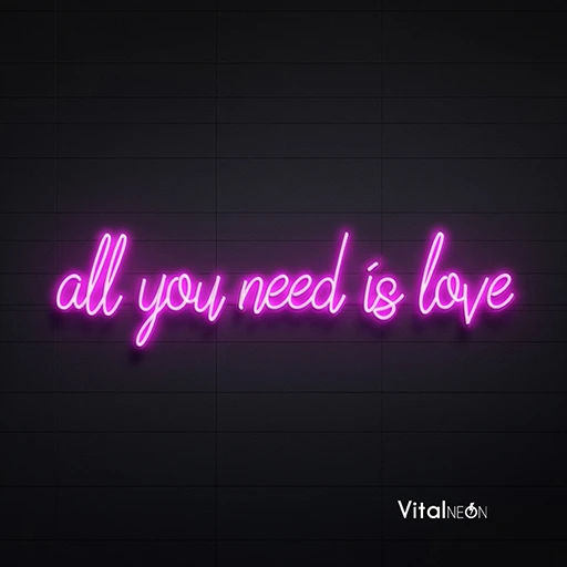 All You Need Is Love Neon Sign