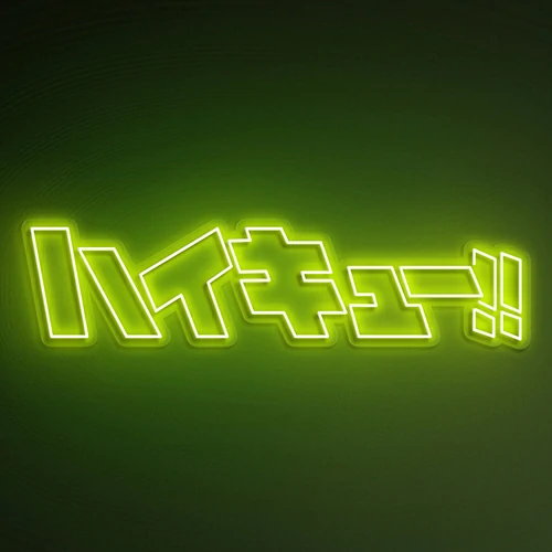 Anime Letters Neon Sign