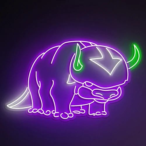 Appa From Avatar Neon Sign