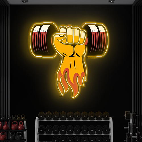 Buy Arm with Dumbbell Neon Sign Buy Arm with Dumbbell Neon Sign
