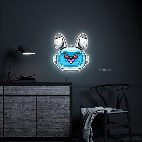 Buy Astronaut Bunny Neon Sign