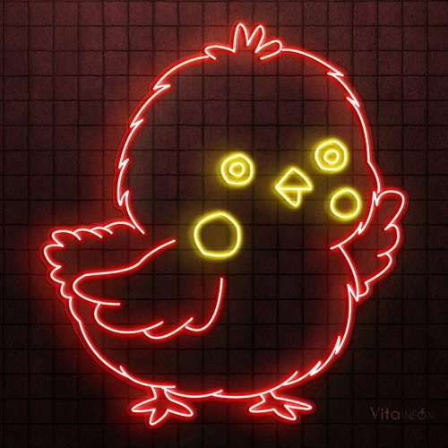 Baby Chicken Neon Sign