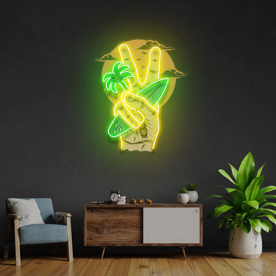 Beach Sunset LED Neon Sign