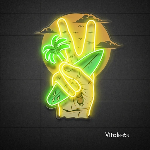 Beach Sunset LED Neon Sign | Vitalneon