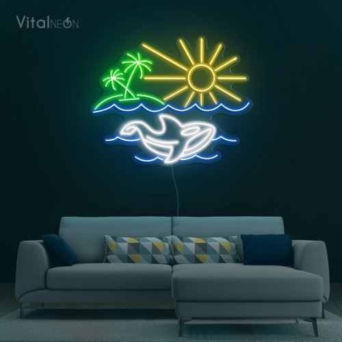 Buy Beach View Neon Sign Buy Beach View Neon Sign