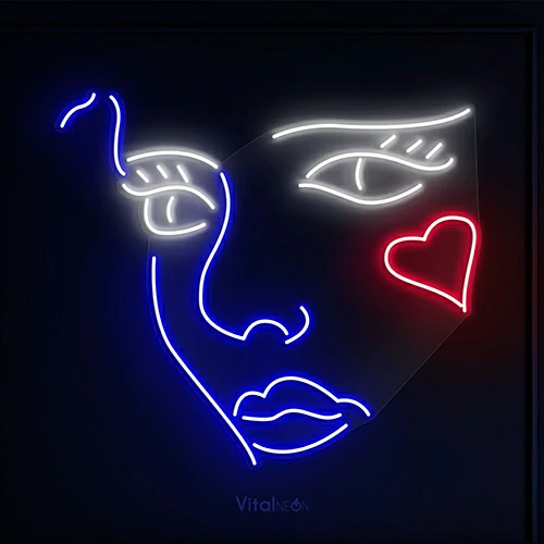 Beauty Face Neon Sign