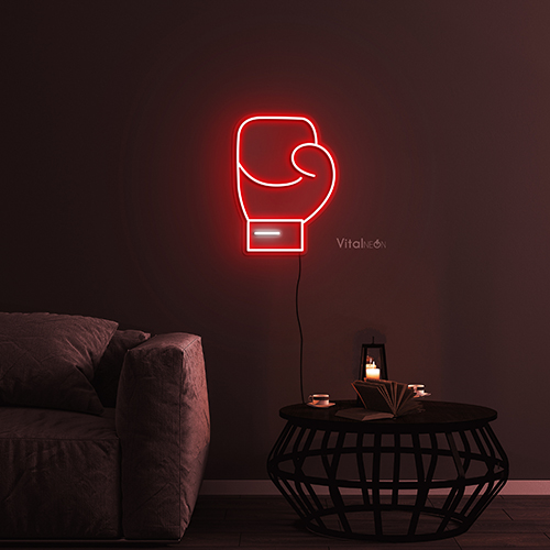 Boxing Glove Mini Neon Sign