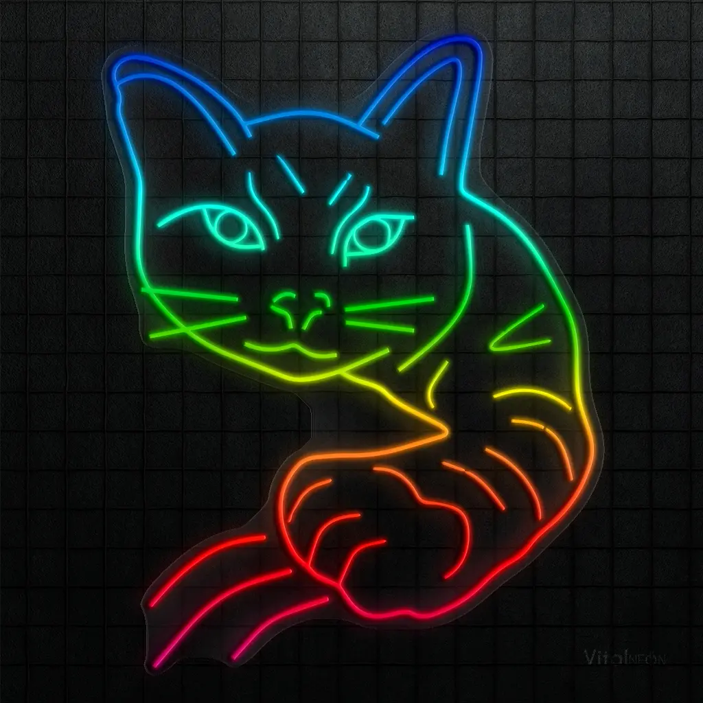 Cat Paw RGB Neon Sign
