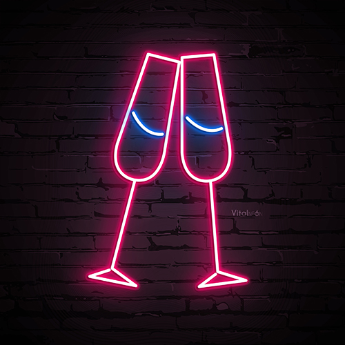 Buy Champagne LED Neon Sign Buy Champagne LED Neon Sign
