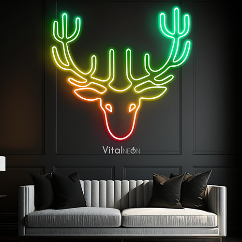 Buy Charming Deer RGB Neon Sign