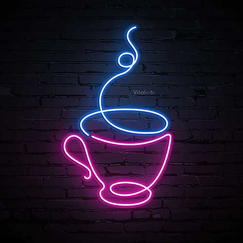 Coffee Cup Neon Sign