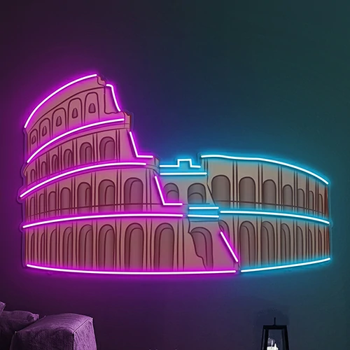 Colosseum Neon Artistic Neon Sign