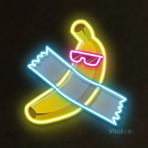 Cool Banana Neon Sign |  Fun LED Pop Art Decor