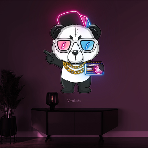 Buy Cool Panda Neon Sign