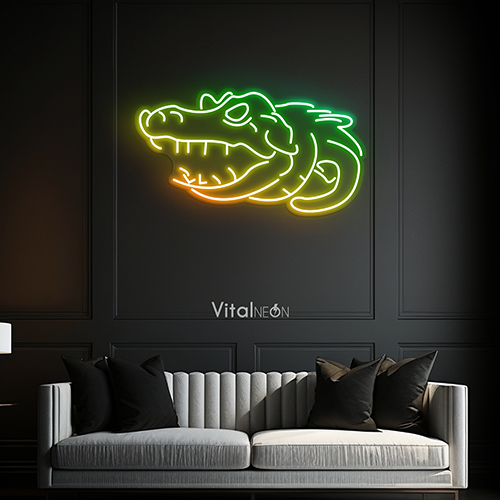 Buy Crocodile Head RGB Neon Sign