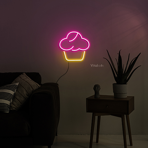 Cupcake LED Neon Sign