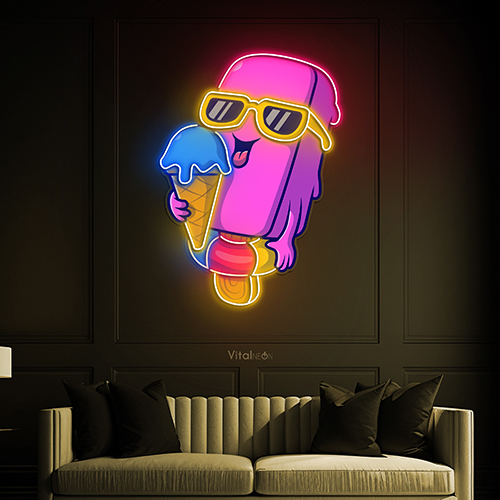 Buy Cute Ice Cream Artistic Neon Sign