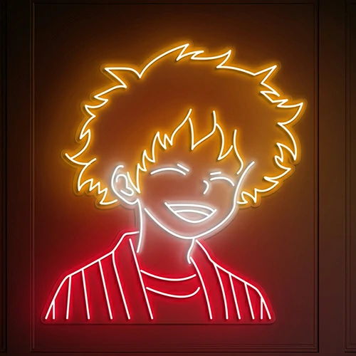 Deku Izuku Anime LED Neon Sign