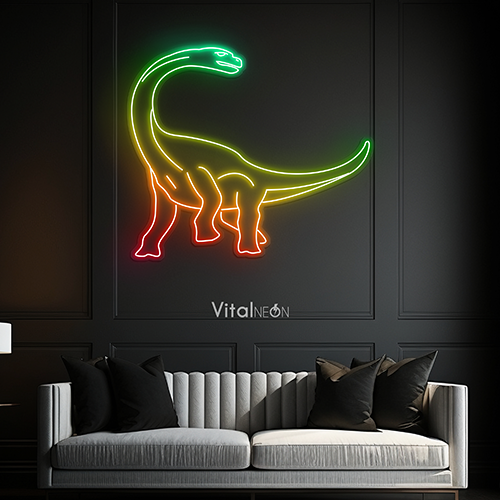 Buy Dinosaur Brachiosaurus RGB Neon Sign