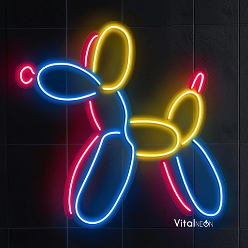 Dog LED Neon Sign | Custom Dog Lover Neon Light Wall Decor