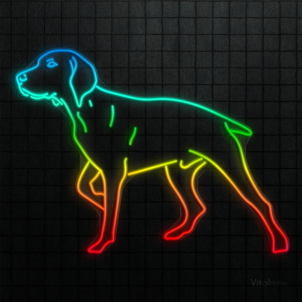 Dog RGB Neon Sign