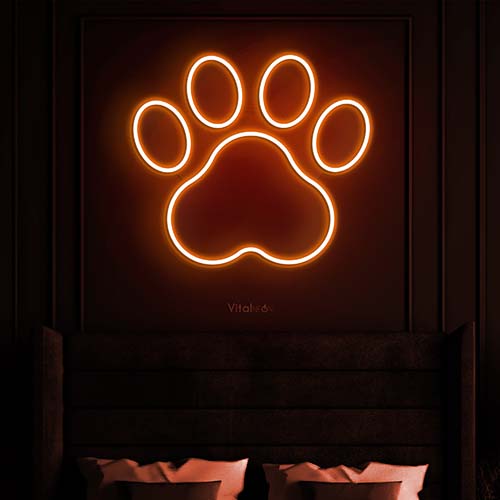 Dogprint LED Neon Sign
