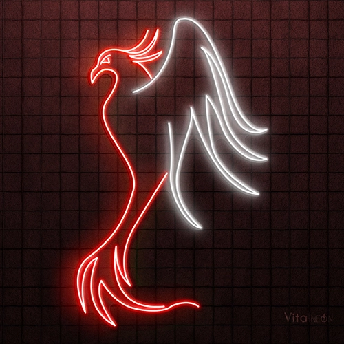 Fiery Phoenix Neon Sign