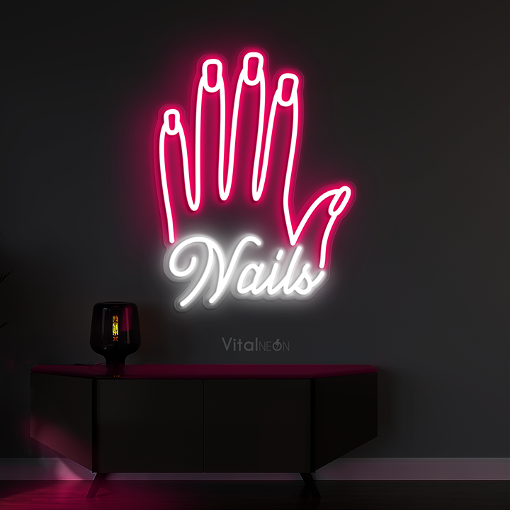Buy Fingers & Nails Neon Sign