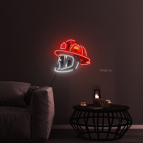 Buy Firefighter Helmet Neon Sign Buy Firefighter Helmet Neon Sign