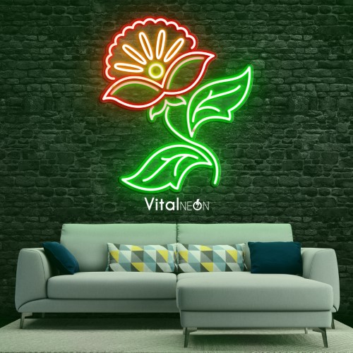 Flower Neon Sign