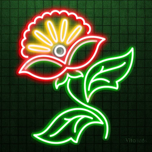 BUY Flower Neon Sign | Floral Decor for Homes & Businesses