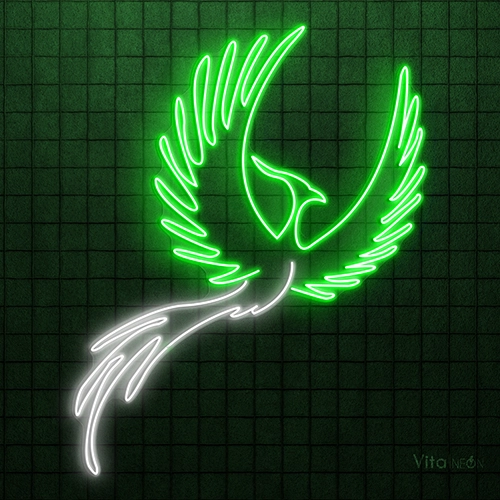 Flying Phoenix Neon Sign