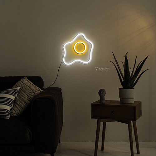 Fried Egg Mini Neon Sign