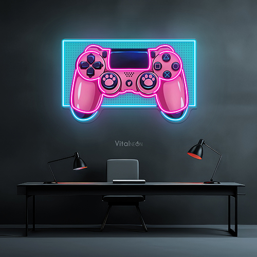 Gamepad Controller LED Neon Sign